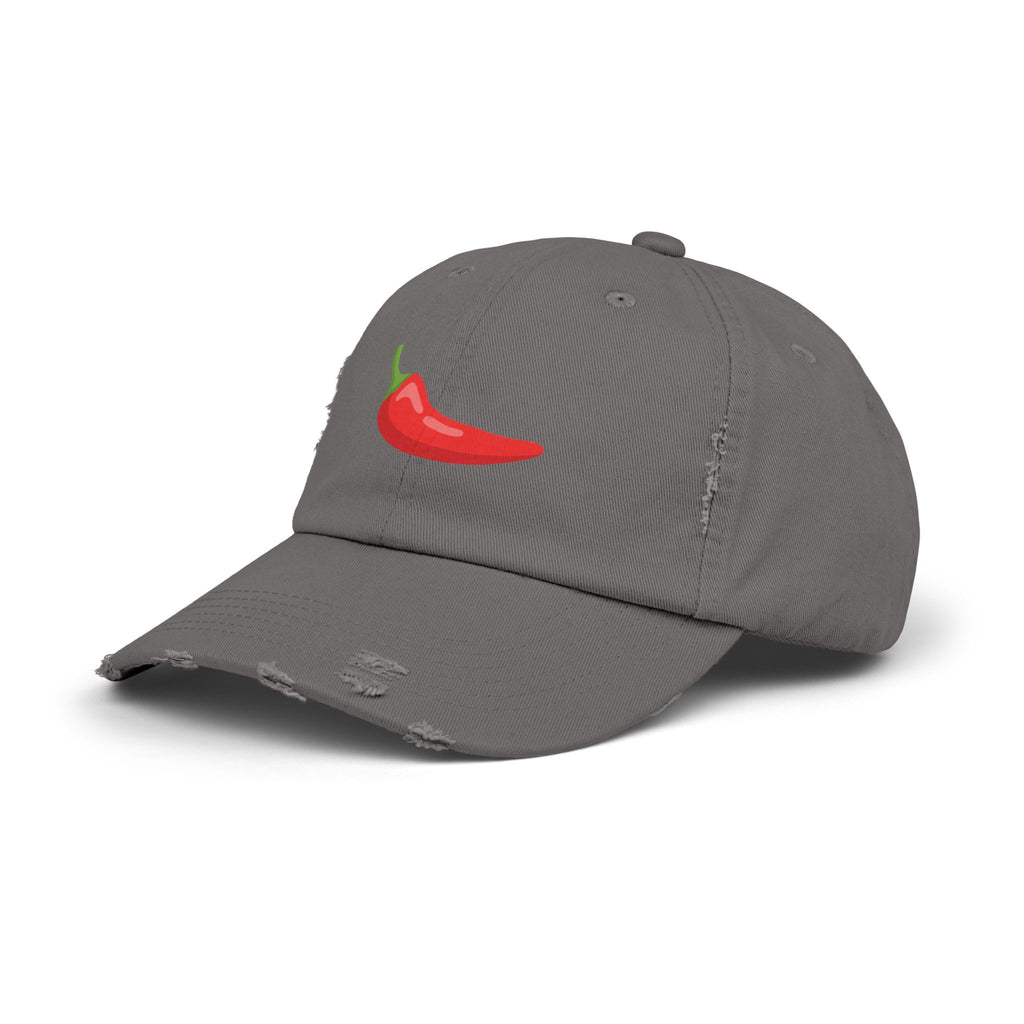 Red Chili Pepper 'Spicy Book' Distressed Cap