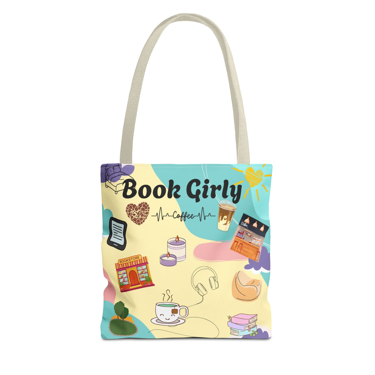 Girly Book Tote Bag