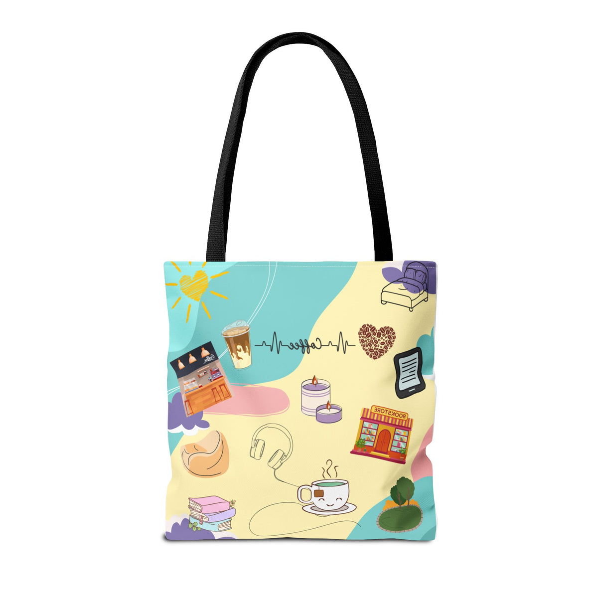 Girly Book Tote Bag