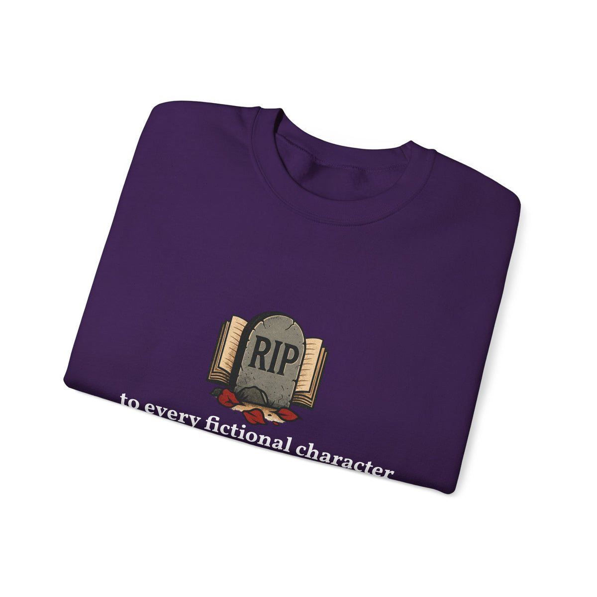 Rest in Peace Fictional Characters Sweatshirt, Cozy Crewneck, Unisex Pullover, Perfect Gift for Book Lovers, Writer Apparel, Heartfelt [...]