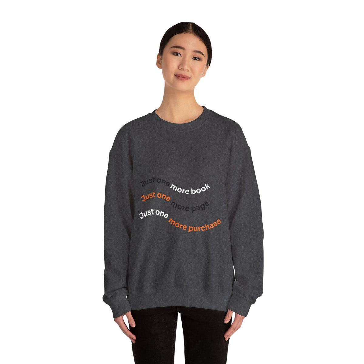 Reading Lover's Crewneck Sweatshirt, Cozy Literary Gift, Bookworm Apparel, Gift for Book Lovers, Cute Sweatshirt for Holidays, Just [...]