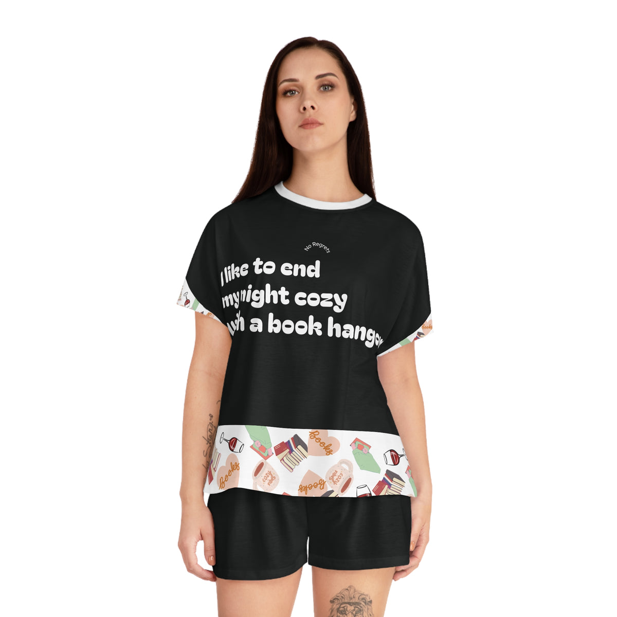 Book Hangover Pj Shorts Set