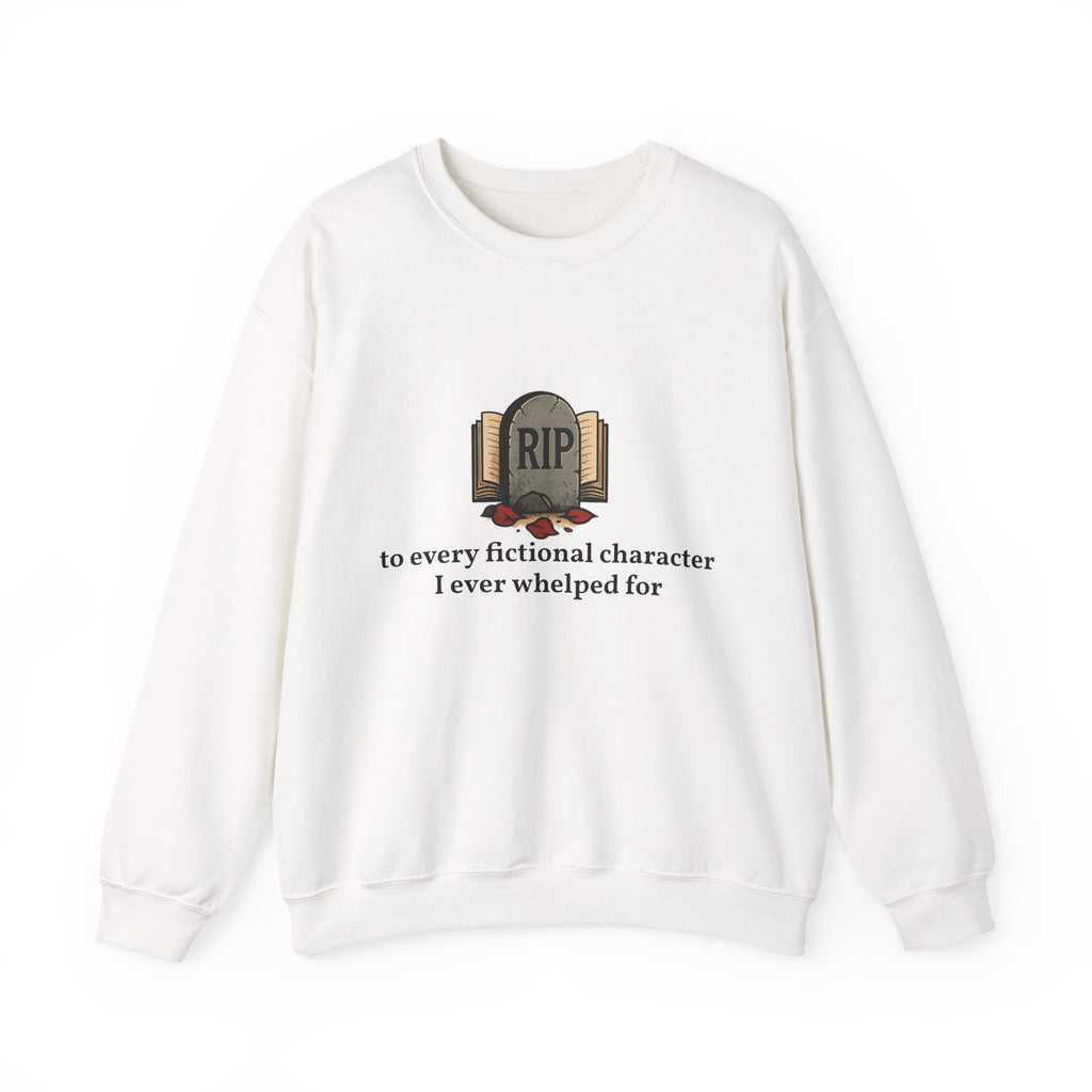 Rest in Peace Fictional Characters Sweatshirt, Cozy Crewneck, Unisex Pullover, Perfect Gift for Book Lovers, Writer Apparel, Heartfelt [...]