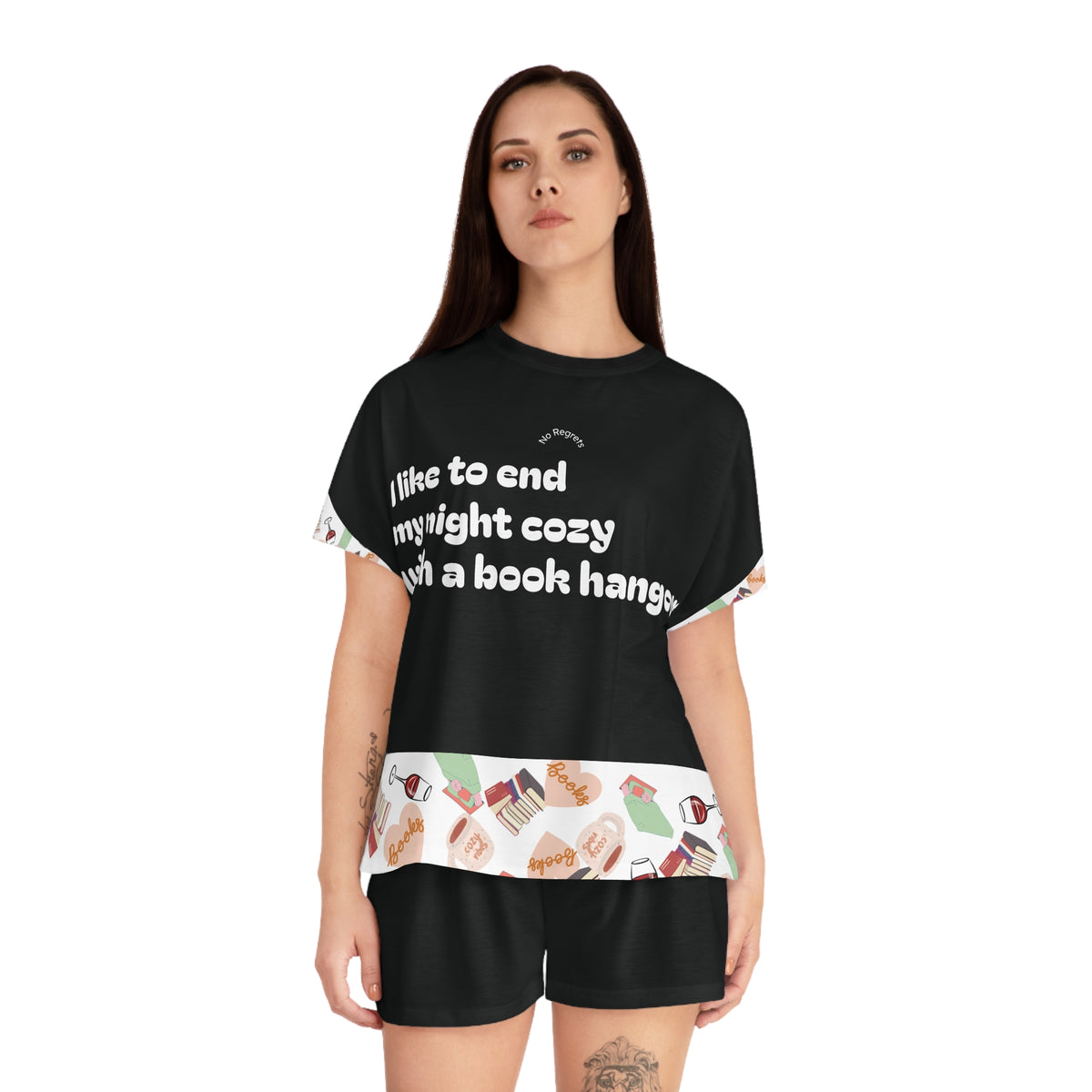 Book Hangover Pj Shorts Set