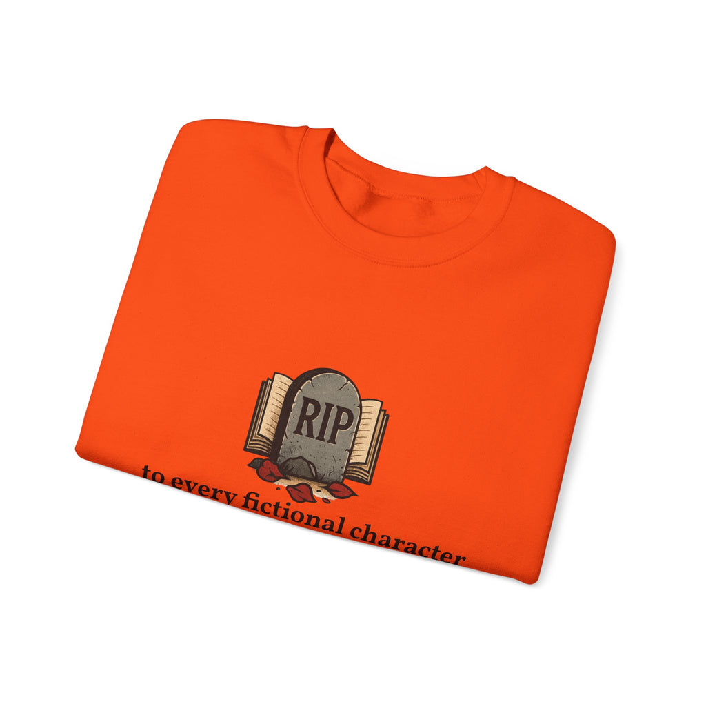 Rest in Peace Fictional Characters Sweatshirt, Cozy Crewneck, Unisex Pullover, Perfect Gift for Book Lovers, Writer Apparel, Heartfelt [...]