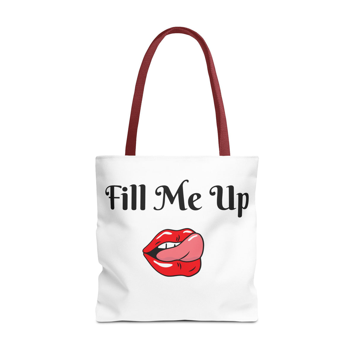 Whimsical Tote Bag Fill Me Up, Books Lover Gift, Cute Canvas Tote
