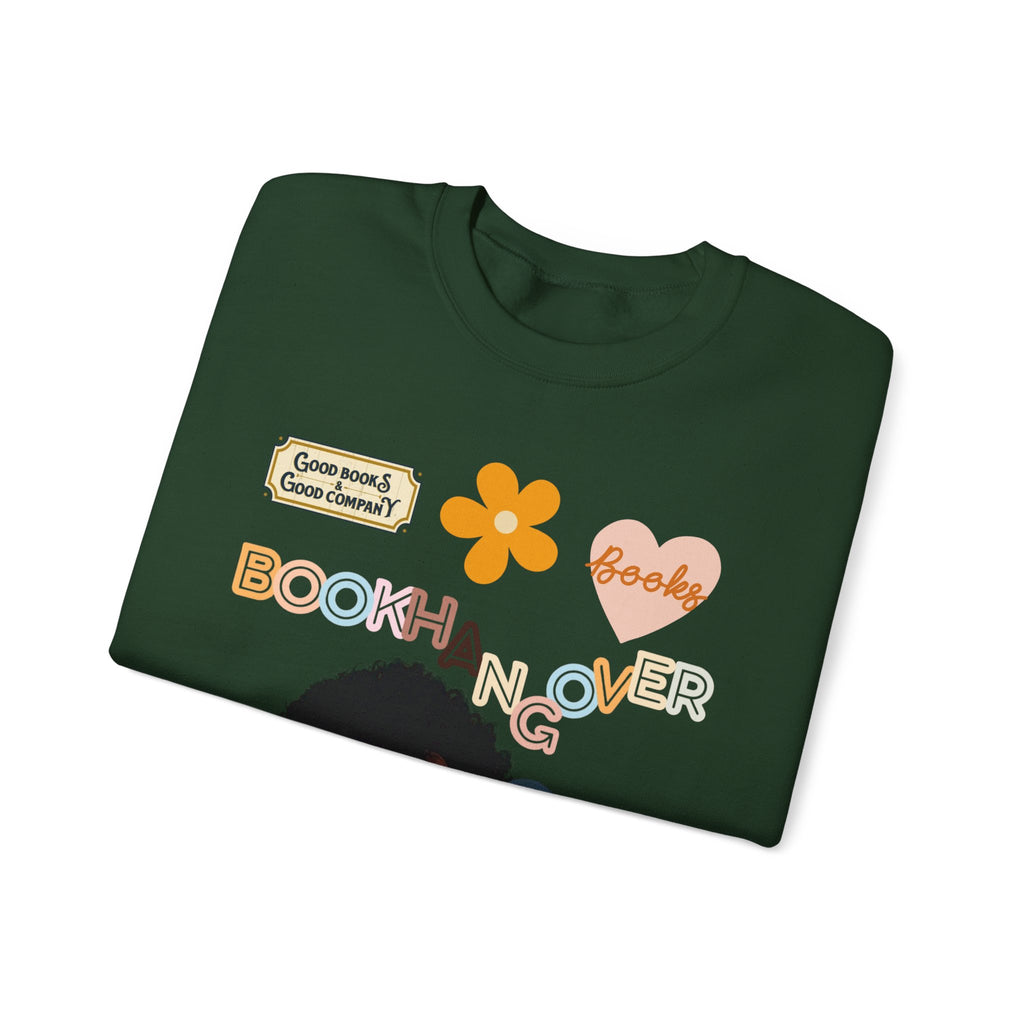 Cozy Book Hangover Sweatshirt, Perfect Gift for Readers, Bookish Decor, Casual Lounge Wear, Autumn Vibes, Seasonal Comfort