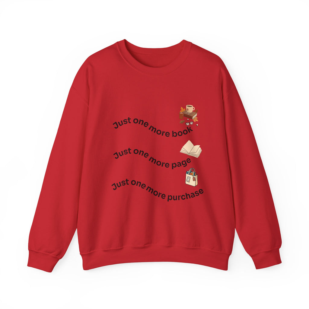 Reading Lover's Crewneck Sweatshirt, Cozy Literary Gift, Bookworm Apparel, Gift for Book Lovers, Cute Sweatshirt for Holidays, Just [...]
