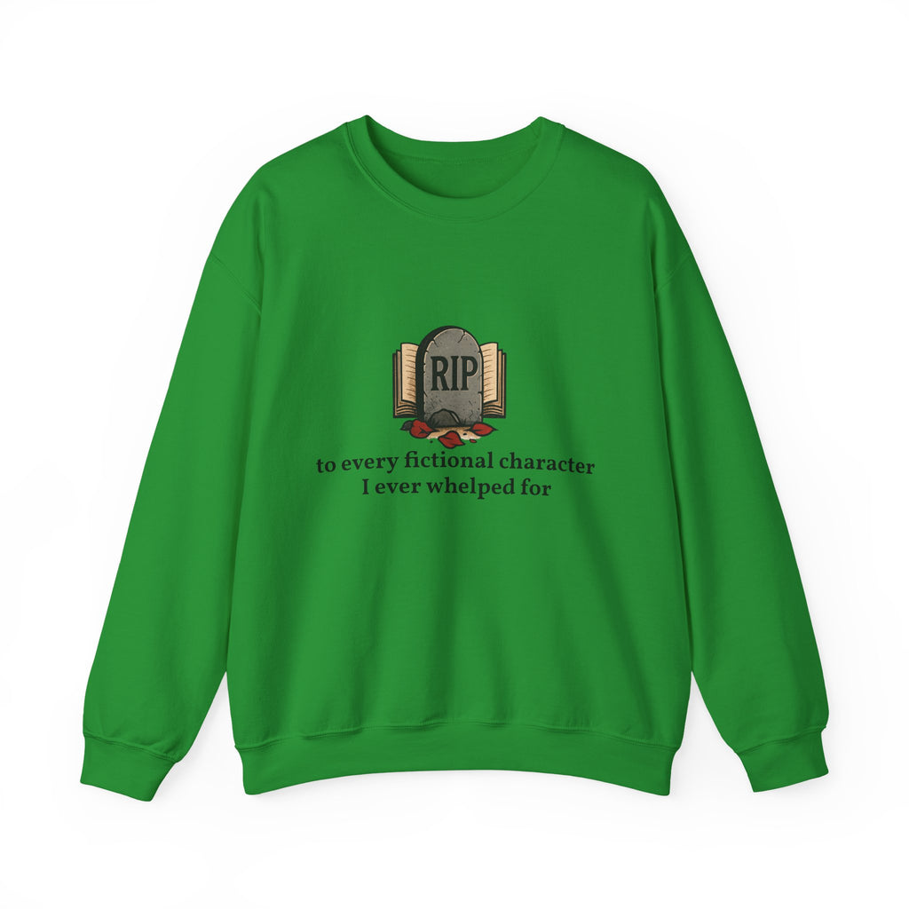 Rest in Peace Fictional Characters Sweatshirt, Cozy Crewneck, Unisex Pullover, Perfect Gift for Book Lovers, Writer Apparel, Heartfelt [...]