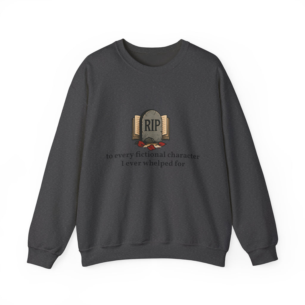 Rest in Peace Fictional Characters Sweatshirt, Cozy Crewneck, Unisex Pullover, Perfect Gift for Book Lovers, Writer Apparel, Heartfelt [...]