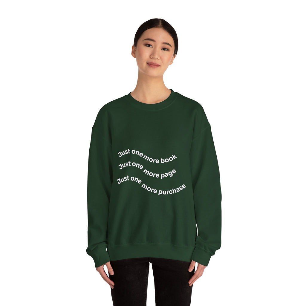 Reading Lover's Crewneck Sweatshirt, Cozy Literary Gift, Bookworm Apparel, Gift for Book Lovers, Cute Sweatshirt for Holidays, Just [...]