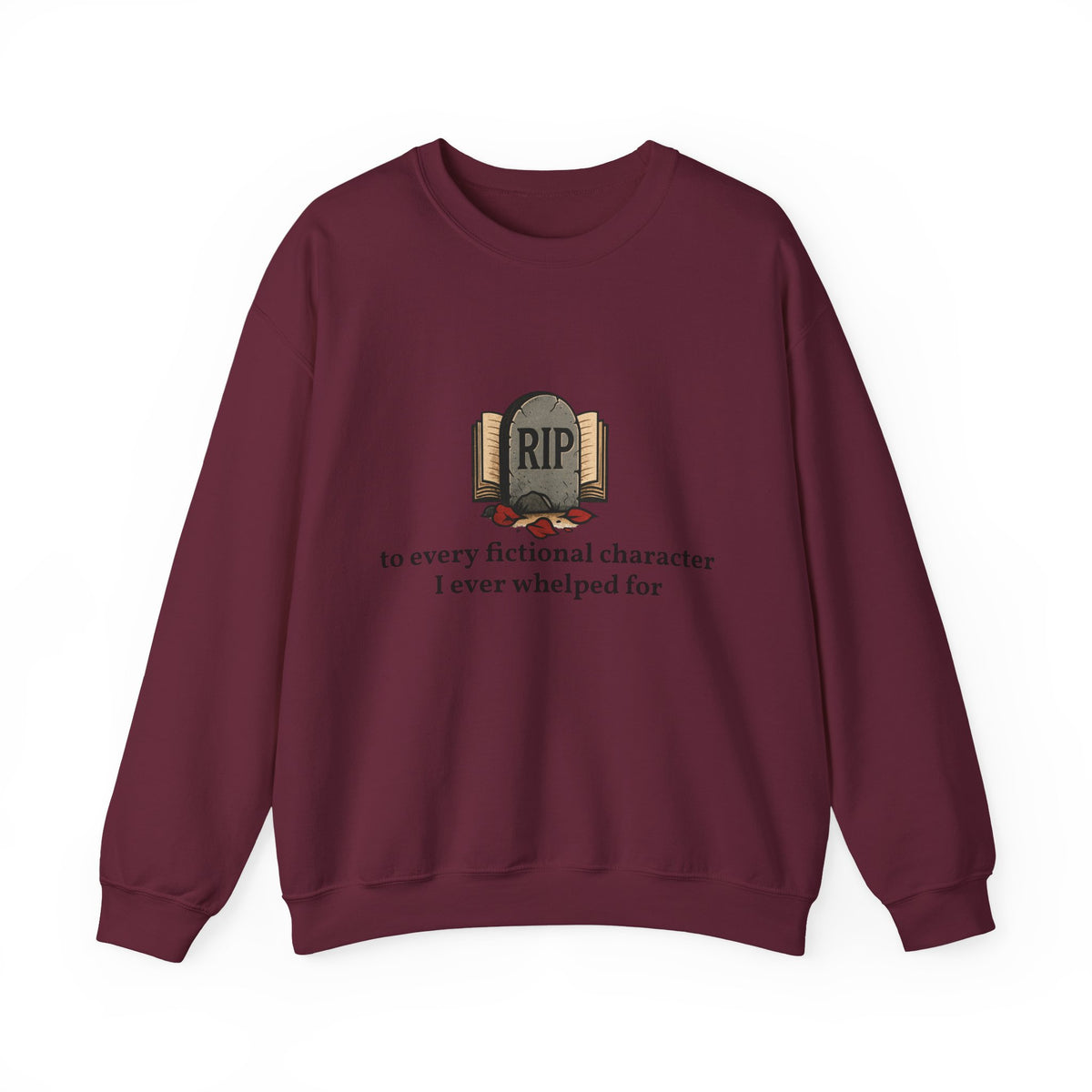 Rest in Peace Fictional Characters Sweatshirt, Cozy Crewneck, Unisex Pullover, Perfect Gift for Book Lovers, Writer Apparel, Heartfelt [...]