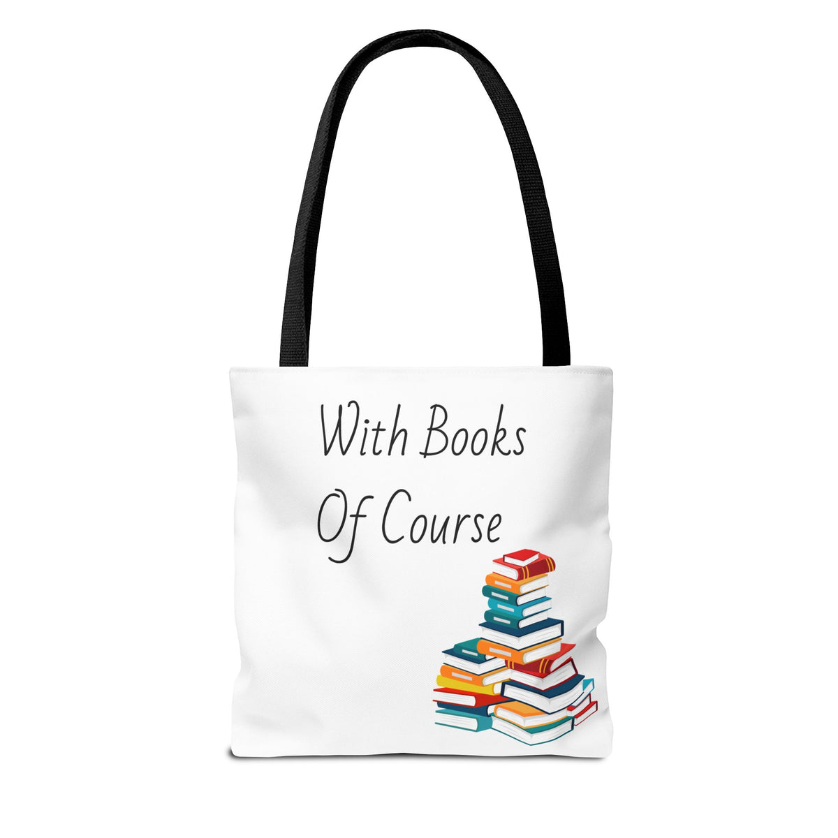 Whimsical Tote Bag Fill Me Up, Books Lover Gift, Cute Canvas Tote