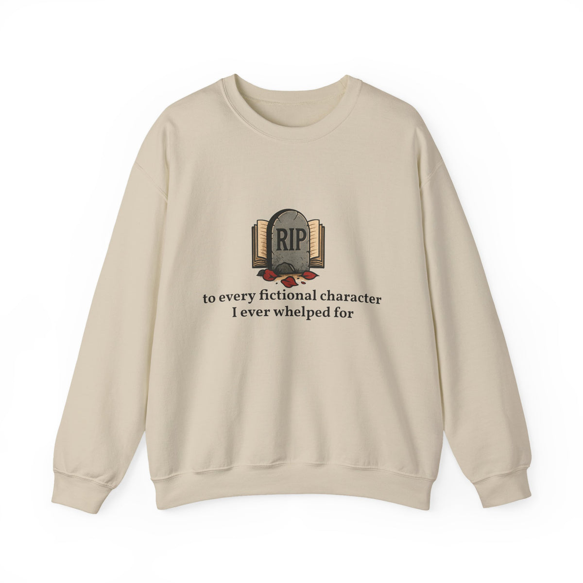 Rest in Peace Fictional Characters Sweatshirt, Cozy Crewneck, Unisex Pullover, Perfect Gift for Book Lovers, Writer Apparel, Heartfelt [...]