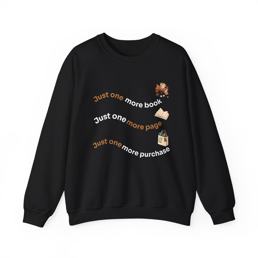 Reading Lover's Crewneck Sweatshirt, Cozy Literary Gift, Bookworm Apparel, Gift for Book Lovers, Cute Sweatshirt for Holidays, Just [...]