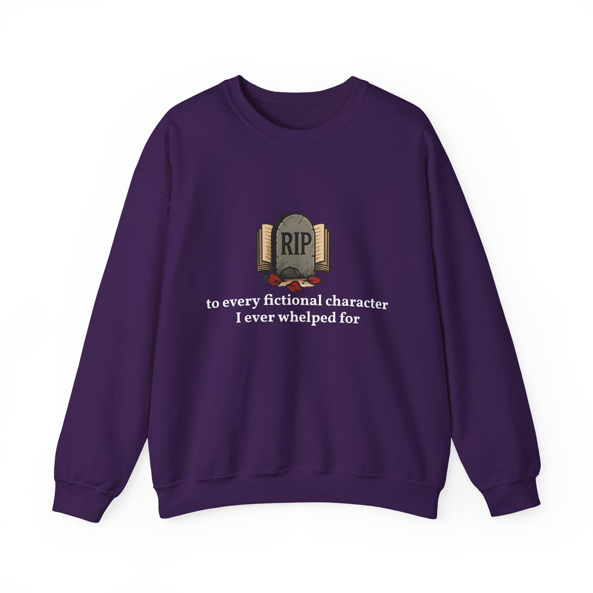 Rest in Peace Fictional Characters Sweatshirt, Cozy Crewneck, Unisex Pullover, Perfect Gift for Book Lovers, Writer Apparel, Heartfelt [...]