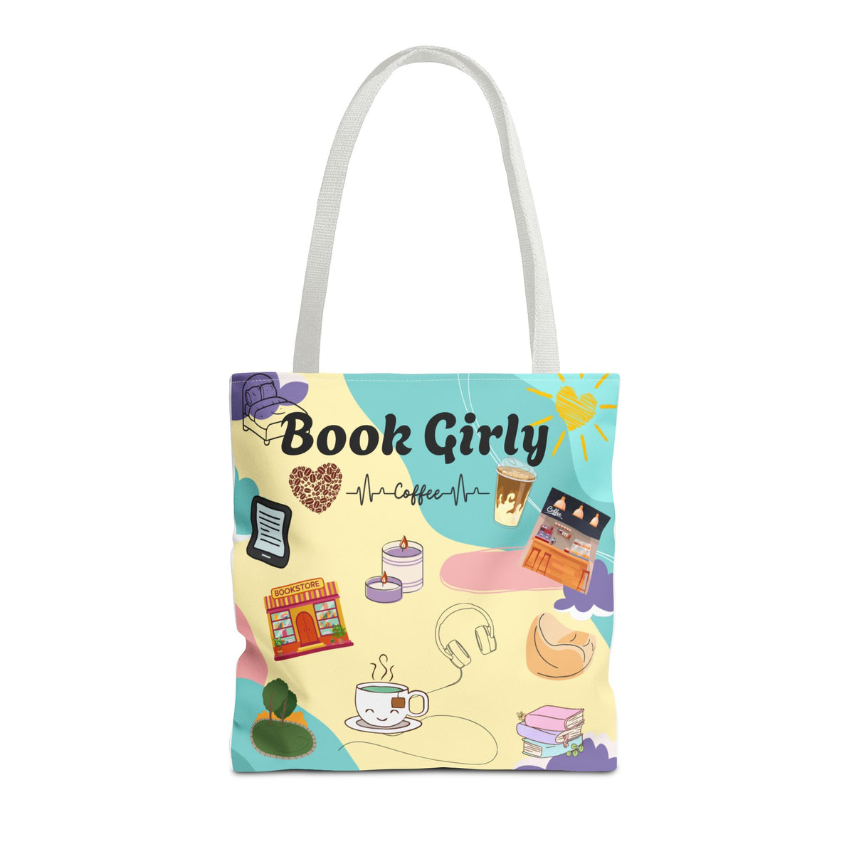 Girly Book Tote Bag
