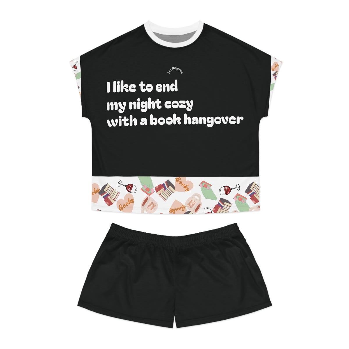 Book Hangover Pj Shorts Set