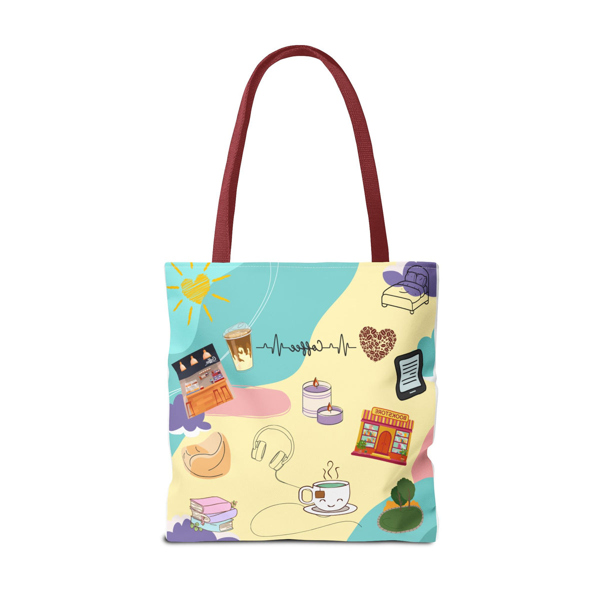 Girly Book Tote Bag