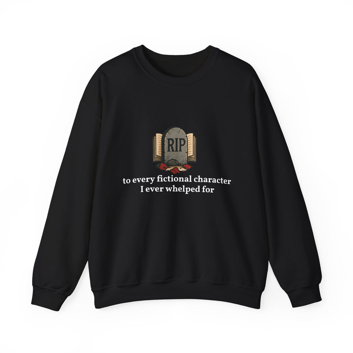 Rest in Peace Fictional Characters Sweatshirt, Cozy Crewneck, Unisex Pullover, Perfect Gift for Book Lovers, Writer Apparel, Heartfelt [...]