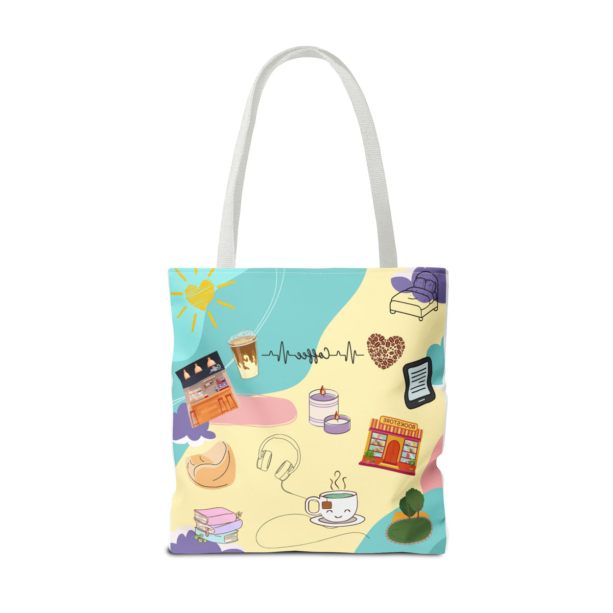 Girly Book Tote Bag