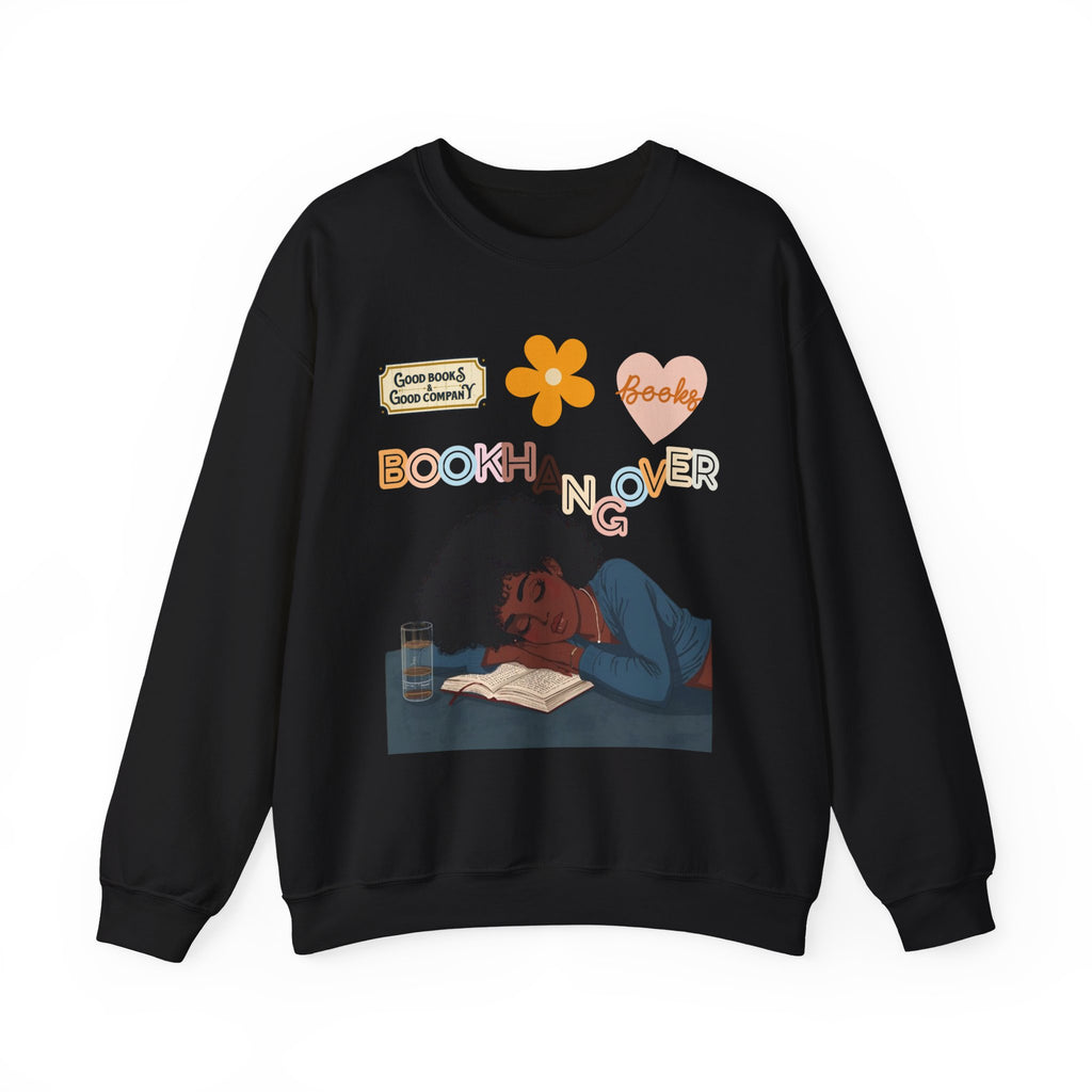 Cozy Book Hangover Sweatshirt, Perfect Gift for Readers, Bookish Decor, Casual Lounge Wear, Autumn Vibes, Seasonal Comfort