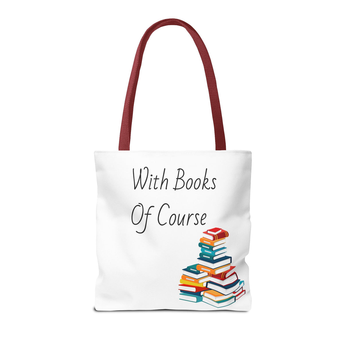 Whimsical Tote Bag Fill Me Up, Books Lover Gift, Cute Canvas Tote