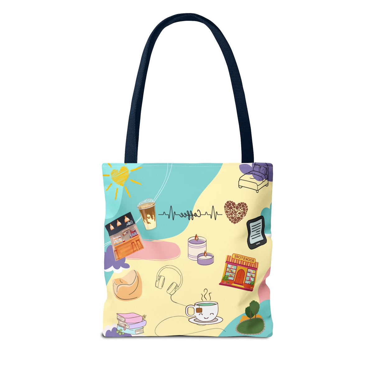 Girly Book Tote Bag