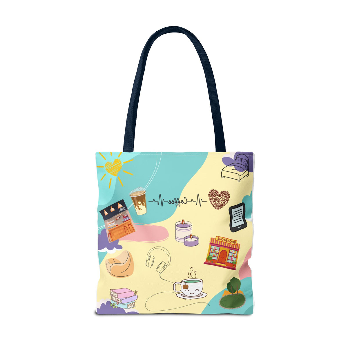 Girly Book Tote Bag