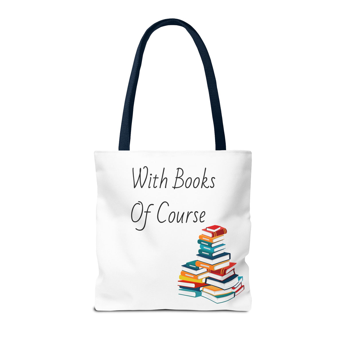 Whimsical Tote Bag Fill Me Up, Books Lover Gift, Cute Canvas Tote