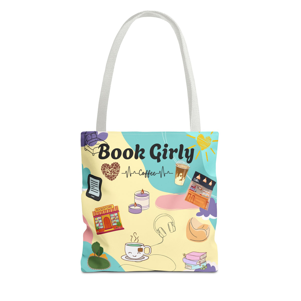 Girly Book Tote Bag