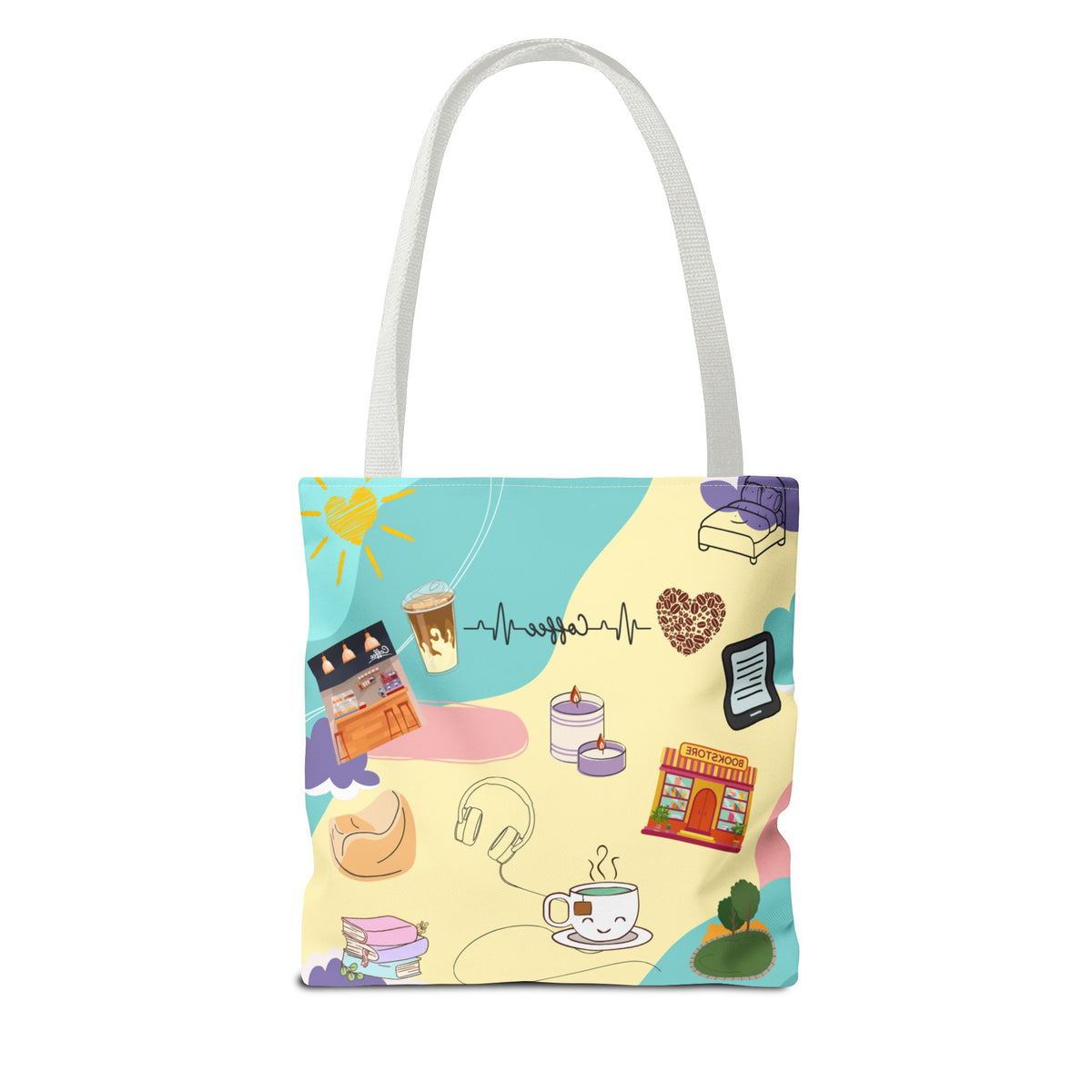 Girly Book Tote Bag