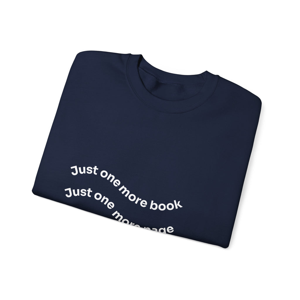 Reading Lover's Crewneck Sweatshirt, Cozy Literary Gift, Bookworm Apparel, Gift for Book Lovers, Cute Sweatshirt for Holidays, Just [...]