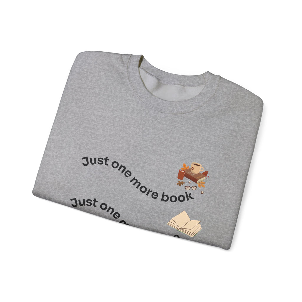 Reading Lover's Crewneck Sweatshirt, Cozy Literary Gift, Bookworm Apparel, Gift for Book Lovers, Cute Sweatshirt for Holidays, Just [...]