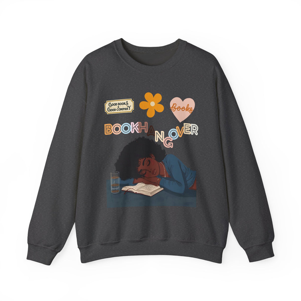Cozy Book Hangover Sweatshirt, Perfect Gift for Readers, Bookish Decor, Casual Lounge Wear, Autumn Vibes, Seasonal Comfort