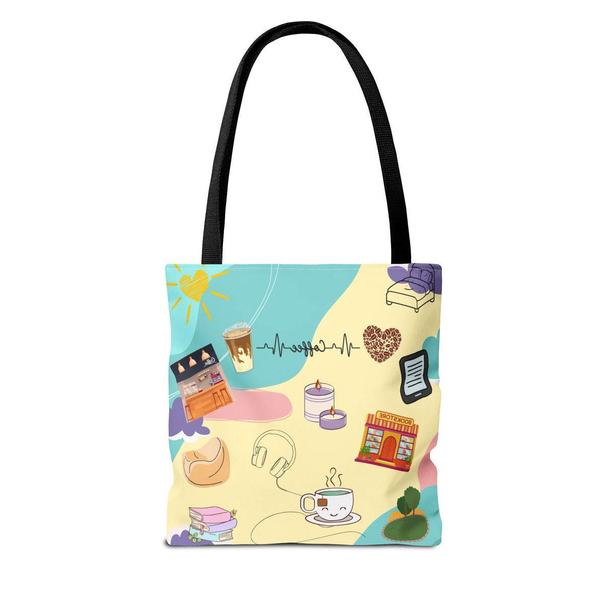 Girly Book Tote Bag