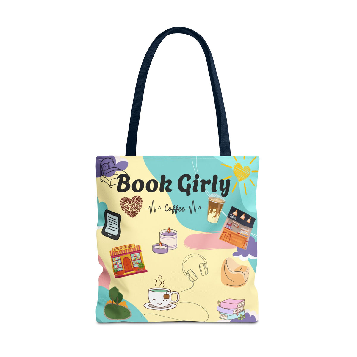Girly Book Tote Bag
